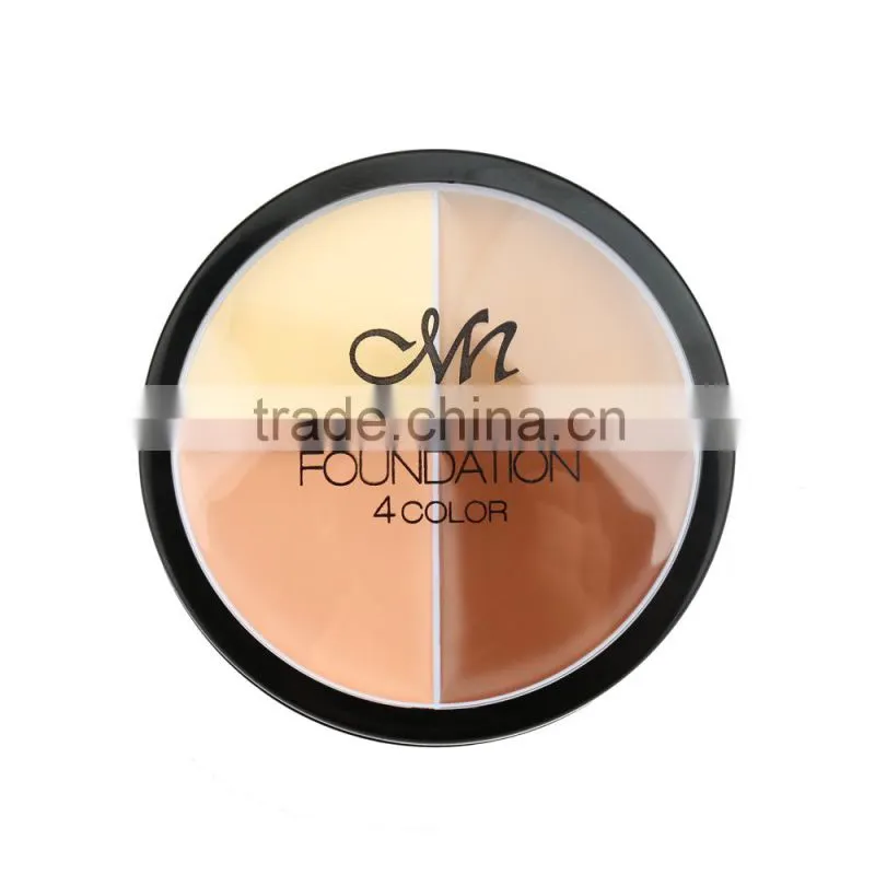 Menow professional foundation cake 4 color concealer waterproof SP25 PA+++