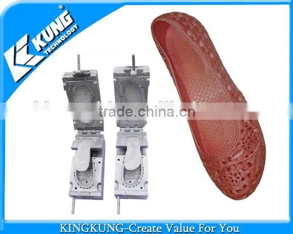 PVC airblowing mould Lady PVC shoes and PCU shoes