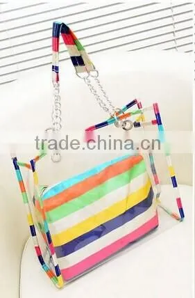 Candy color waterproof beach bags