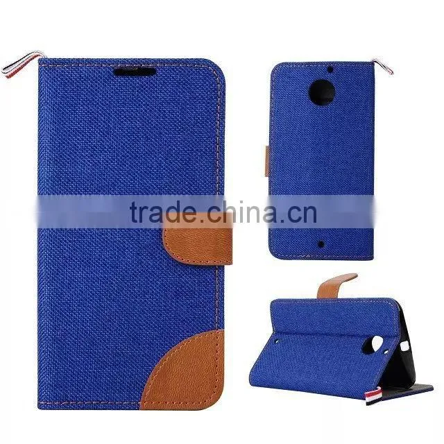 Retro Vintage PU Leather Flip Wallet Cover For Motorola Moto X+1 XT1085