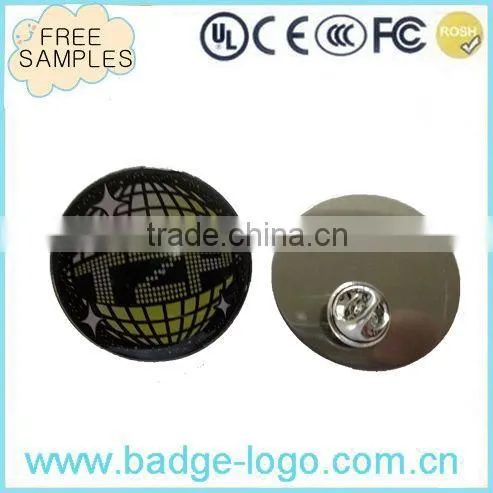 lapel pins metal pin badges round