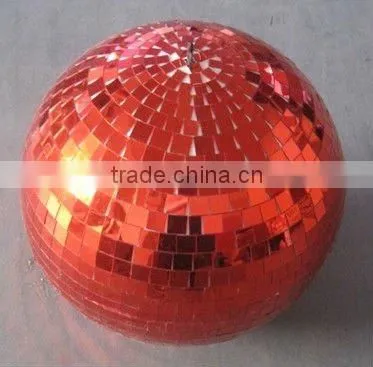 white color glass ball