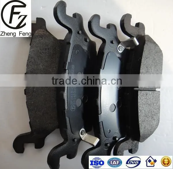 ZF china brake pads factory ,Non-asbestos Cheap brake pad manufacturers D1120 15240812 for Hummer rear car brake pad