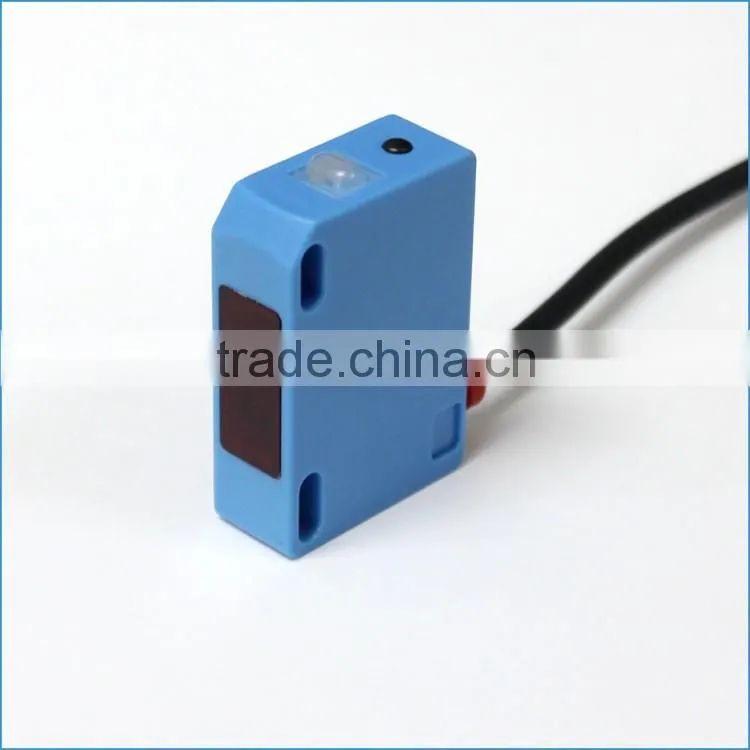 Digital laser distance sensor, visible light, two point set
