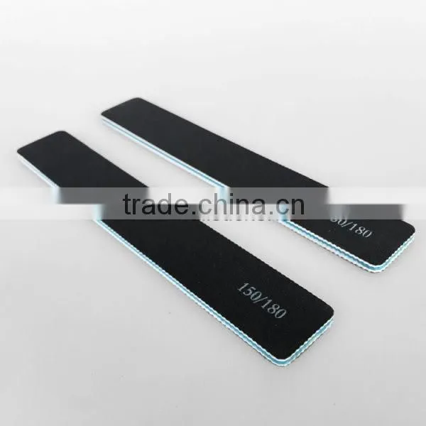 Korean quality custom personalized colorful double side nail file colorful sponge nail buffer manicure tools factory