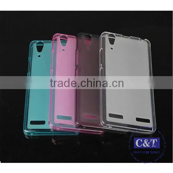 C&T Clear Soft TPU back cover Case for lenovo k3 note
