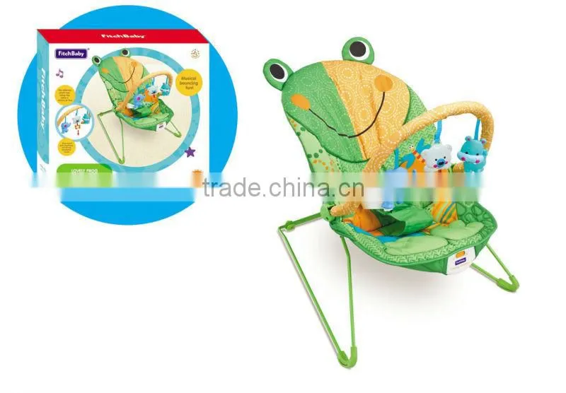 8610 Infant to Toddler lovely frog Rocker Bouncer Chair