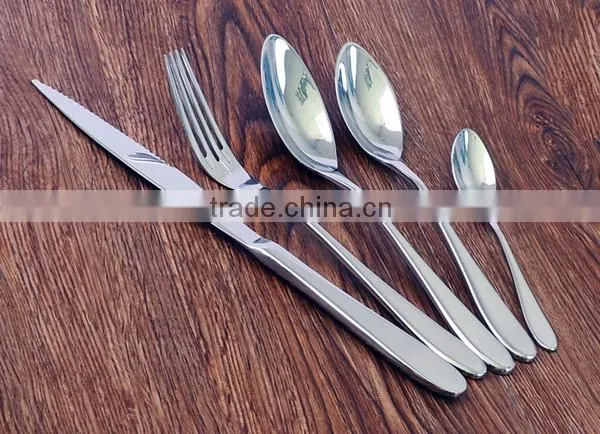 Sterling silver custom flatware round handle flatware german flatware for hotel restaurant household gift dealer and wholesale
