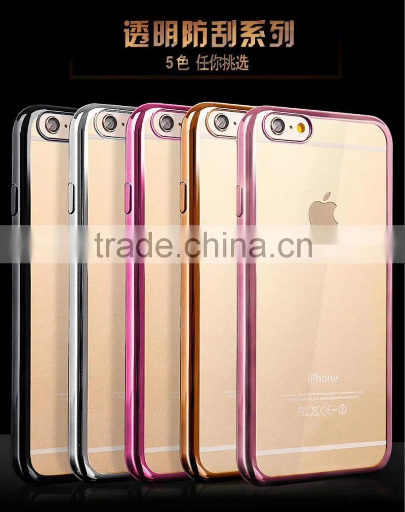 Mobile Phone Protector Shockproof Mobile Phone Case Electroplating TPU Case for Note 7