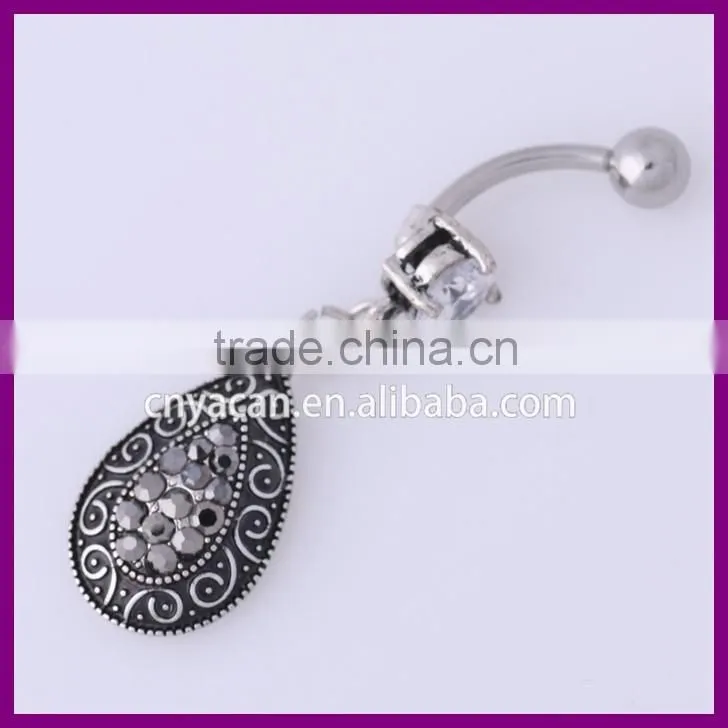 Popular Lovely Drop Shaped Navel Piercing Picture