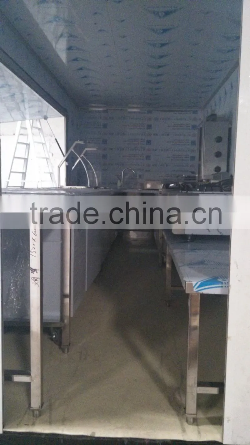 Second -hand container trailer restaurant