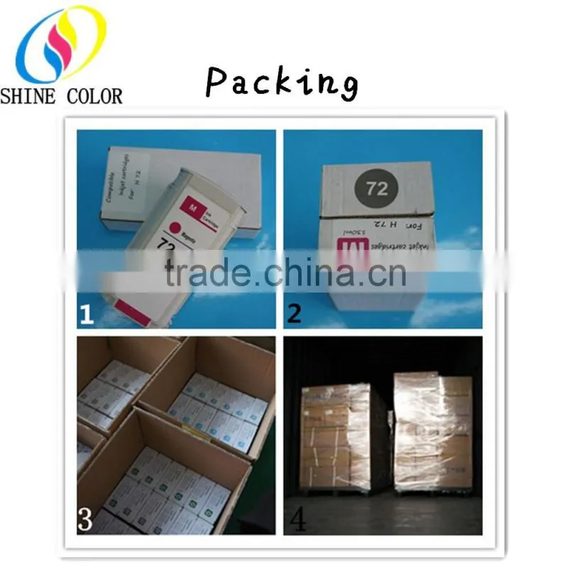 Wide format ink cartridge for HP91 with HP Designjet Z6100