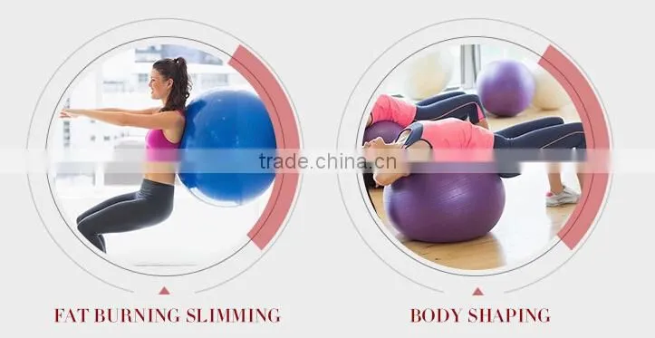 Eco Anti Burst fitness Yoga Exercise Ball with customized logo