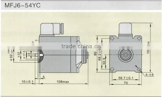 MFJ6-YC AC wet type electromagnet for valve