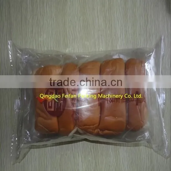 Servo Motor Control Automatic Baguette Bread, Croissants Horizontal Flow Packing Machine