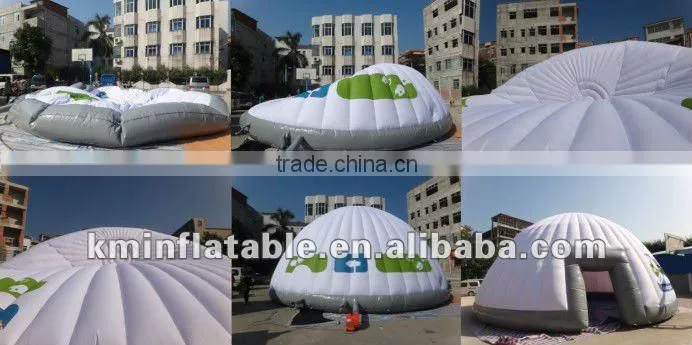 8m dia giant Inflatable igloo tent 8m inflatable marquee