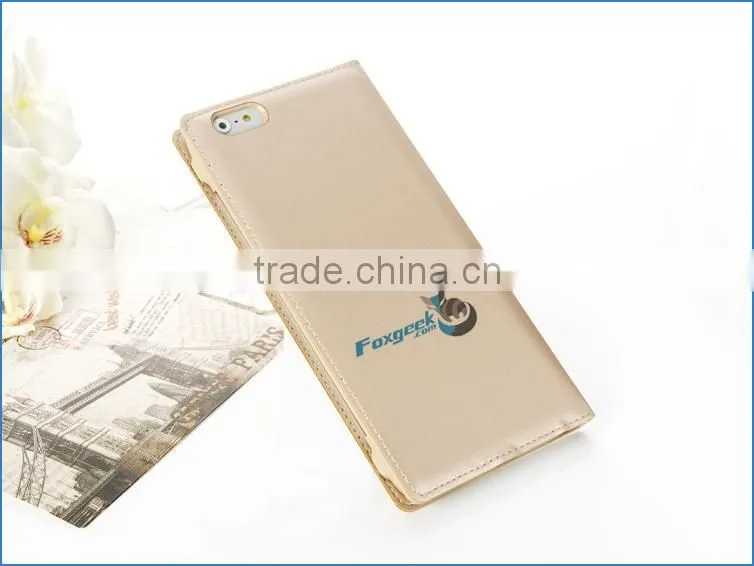 new arrival leather case for iphone6 plus durable PU leather waterproof cellphone case for iphone6 plus