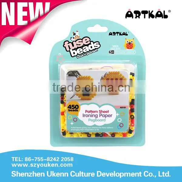 hot selling nontoxic educational toys AS101 hama beads magic diy perler beads