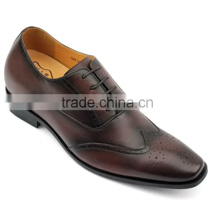 Fashion high heel wedding dress shoes men/ leather barilla man shoes 2013