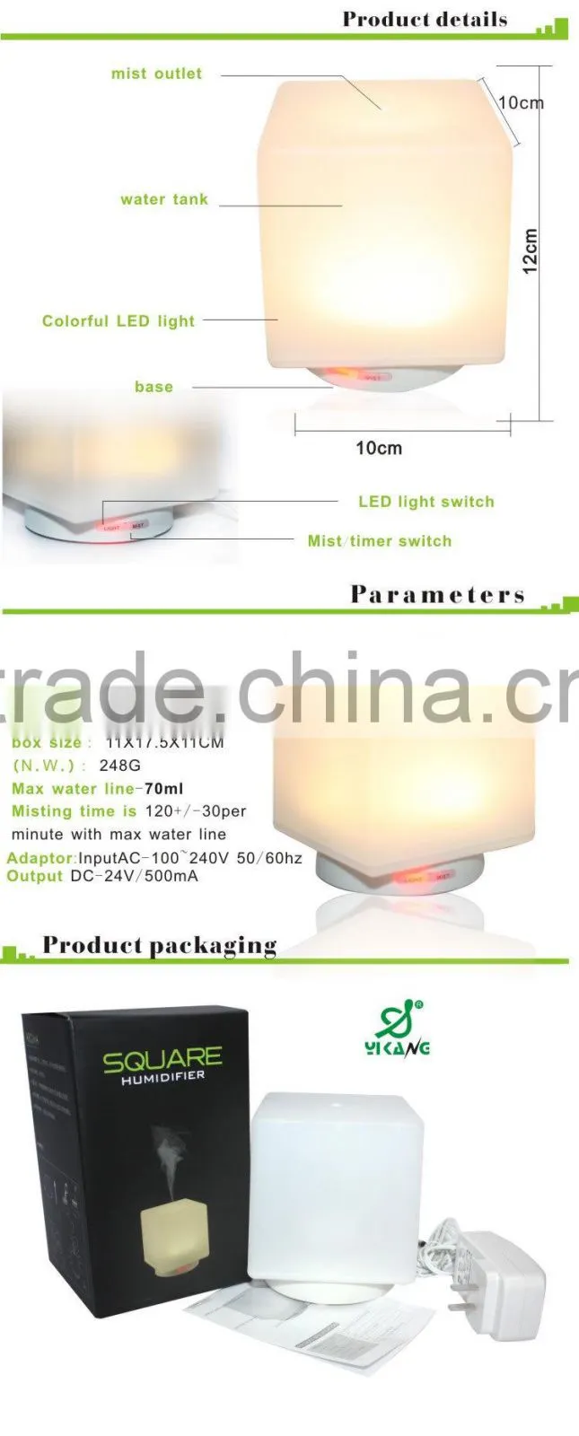 ultrasonic diffuser