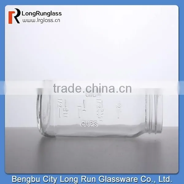 LongRun 23oz high quality and inexpensive glassware healthful glass jar made in China