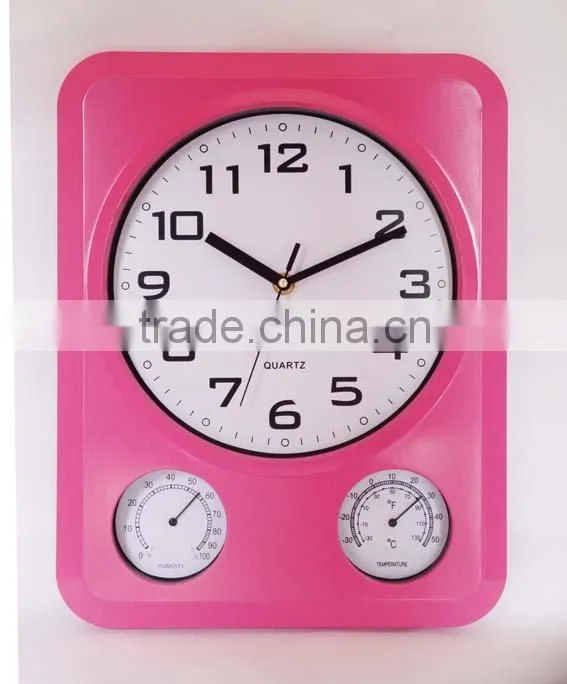 Wall Clock With Weather Station YZ-8962B