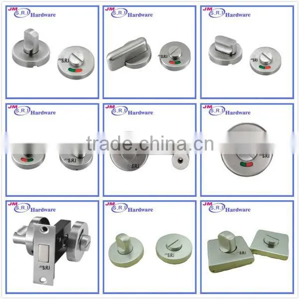 China supplier round shape toilet door lock