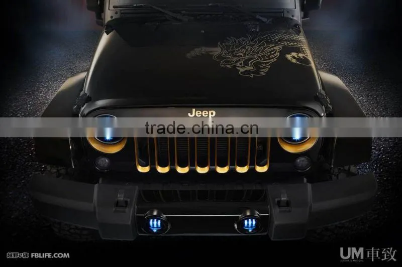 7"halo 7inch led round headlight for jeep wrangler