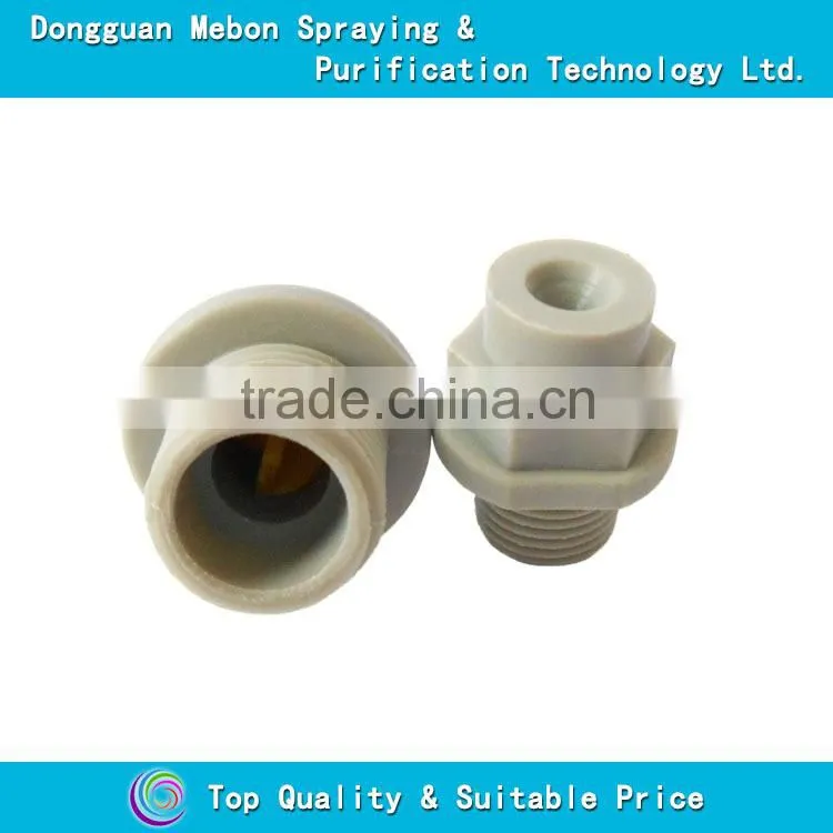 pcb cleaning solid cone nozzle,120 degrees plastic cleaning nozzle