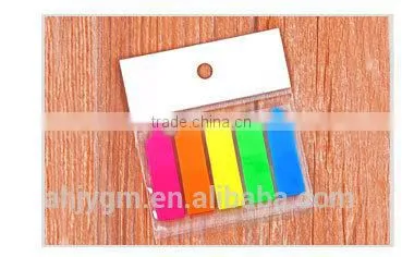 Square Shape PET Film Color Adhesive Index Marker/Sticky notes