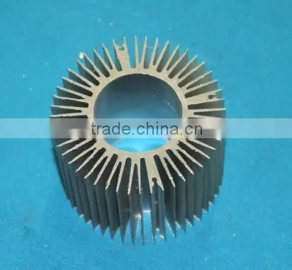 Hot sale anodized sunflower aluminum heat sink 0010