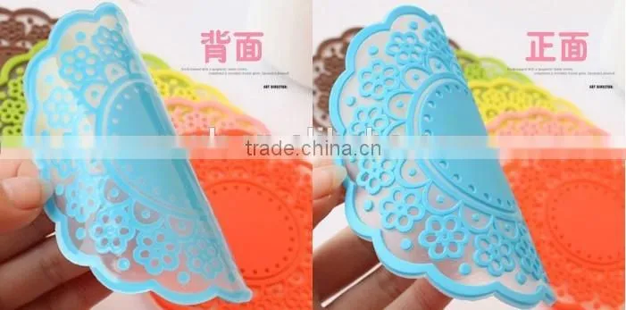 fashion silicone cup mug mat