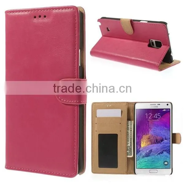 For samsung galaxy Note 4 leather case ,for samsung N910 leather case,for samsung leather case