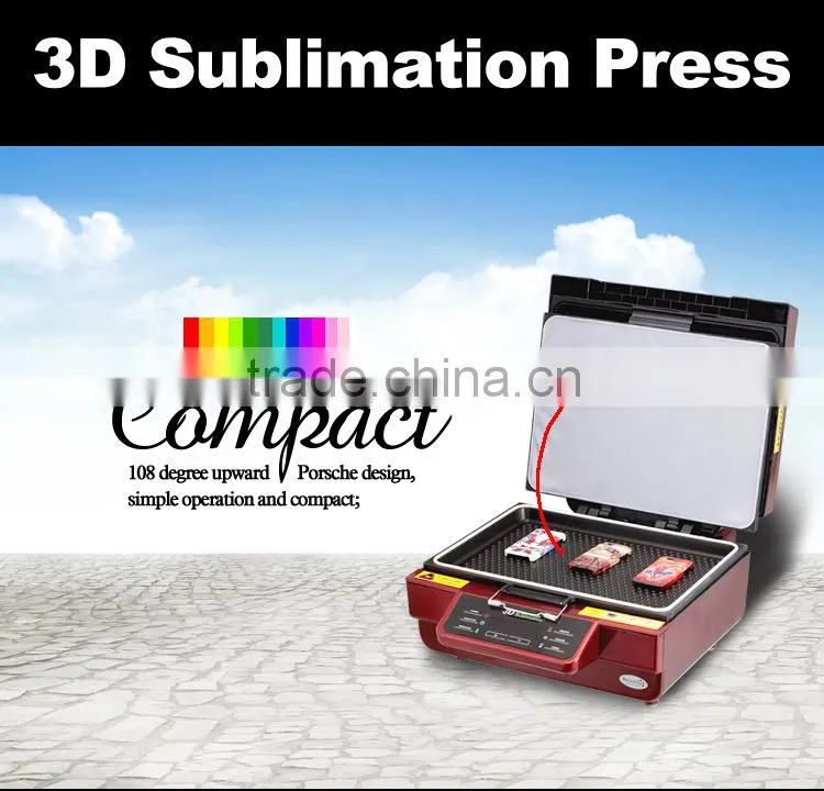 Sunmeta factory directly 3D vacuum sublimation machine With CE (ST-3042)