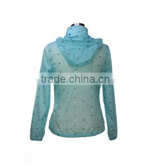 2016 Ladies Outdoor Wear Summer Jacket coat skin
