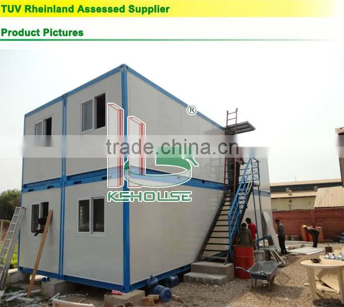 KH sandwich panels 20ft modular container living room/20ftcontainer house/steel structure container house