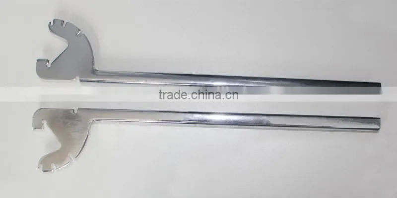 Metal bracket for support glass shelf