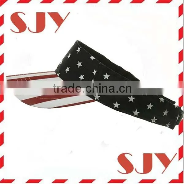 Outdoor Sports Camping Adjustable Custom Printed Sun Visors
