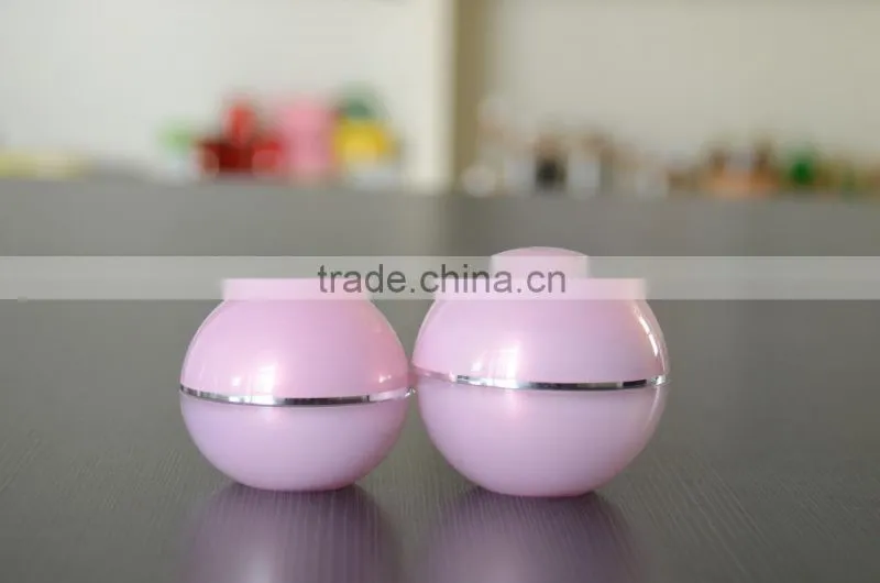 ball shape cute crazy selling empty 100g cosmetic jar