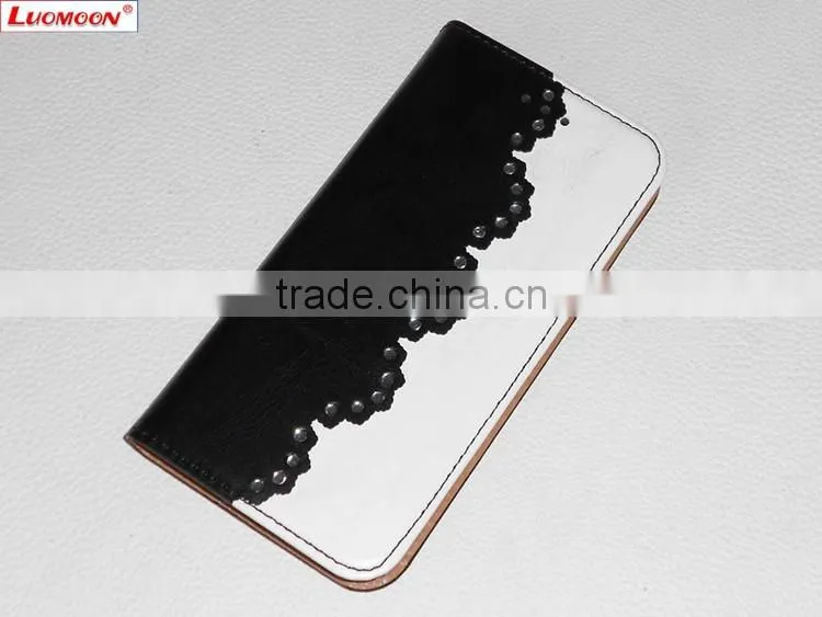 Shining Diamond PU Cell Phone Case for Iphone 5 Iphone 5s