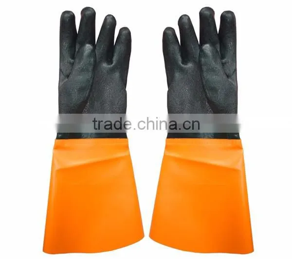 High Quality Reinforced Cuff PVC Glove