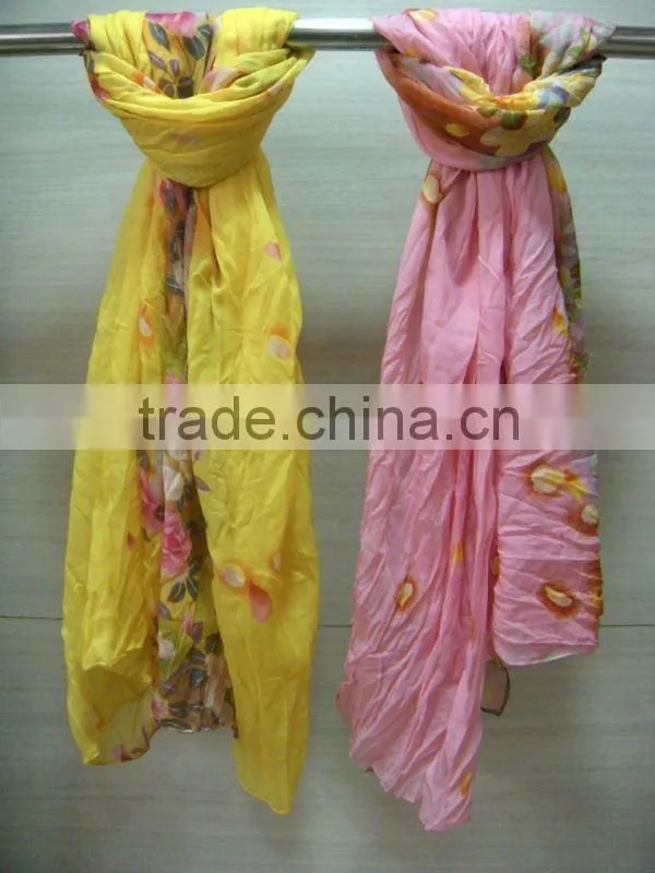 2013 Newest Printed Polyester women Pareo/Scarf