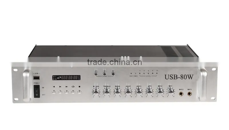 USB-80W broadcast amplifier