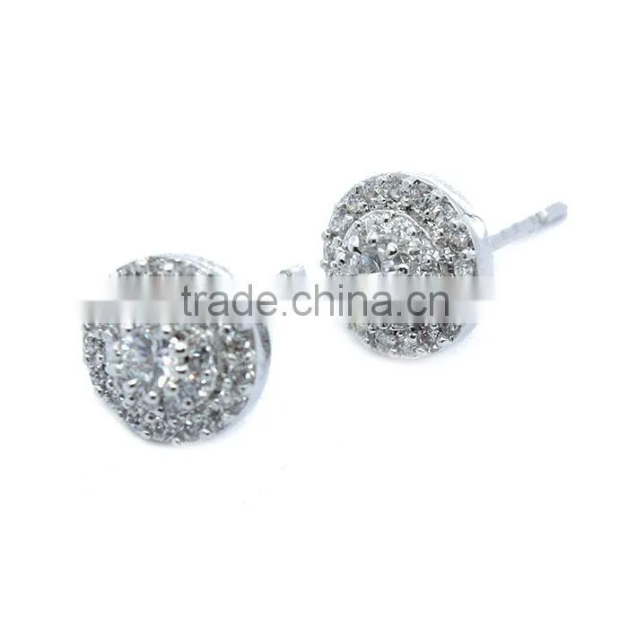 Top Quality 925 Sterling Silver Australian silver fashionable design stud earrings