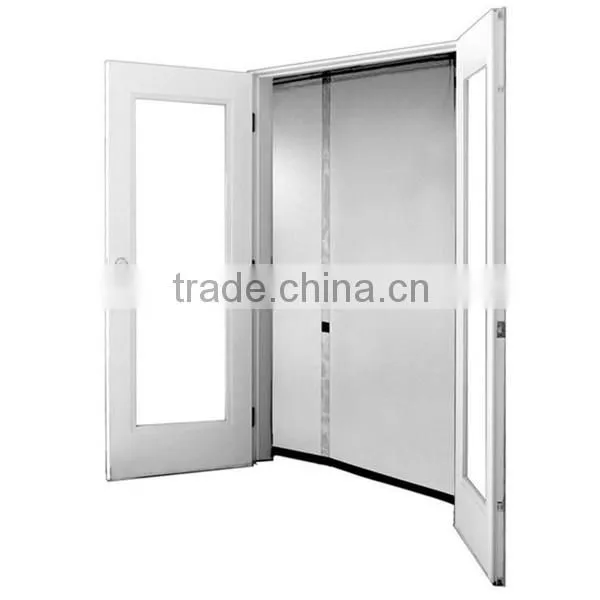60R by 80 Instant Screen - Reversible Fits Sliding Glass polyester mesh magnetic door curtain