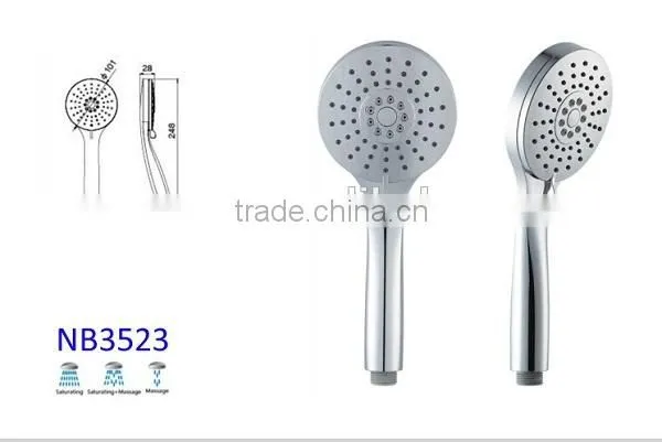 Chrome ABS 3-function Hand Shower Head