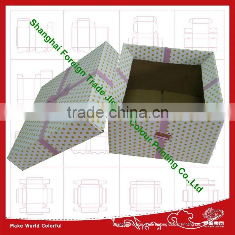manufacturing cardboard gift box