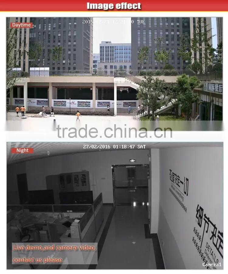 1080P/2MP PoE IR Onvif V2.1 Dome Network Camera