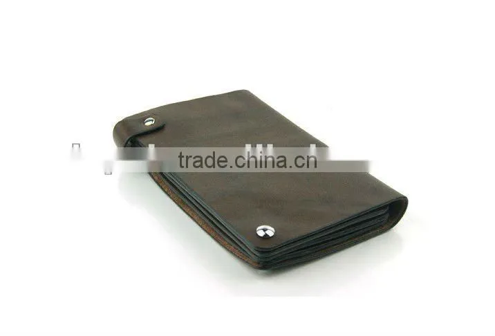 Chinese-style handmade 100 genuine leather credit card holder