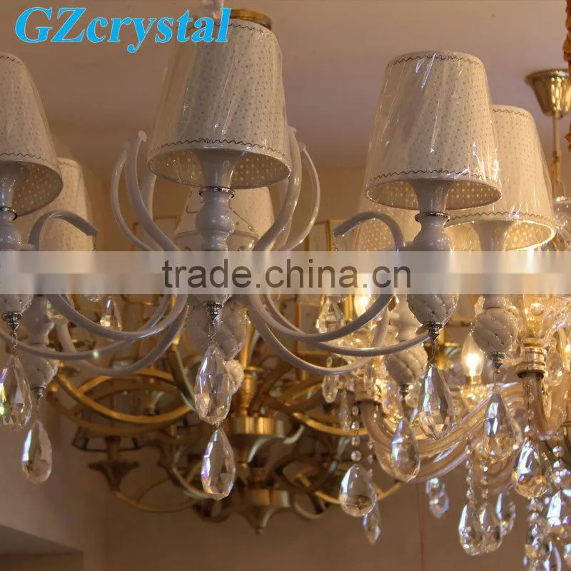 Rock crystal chandelier pendant